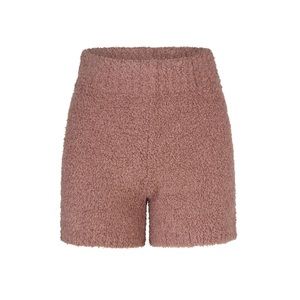 Skims cozy shorts in rose clay xxs/xs